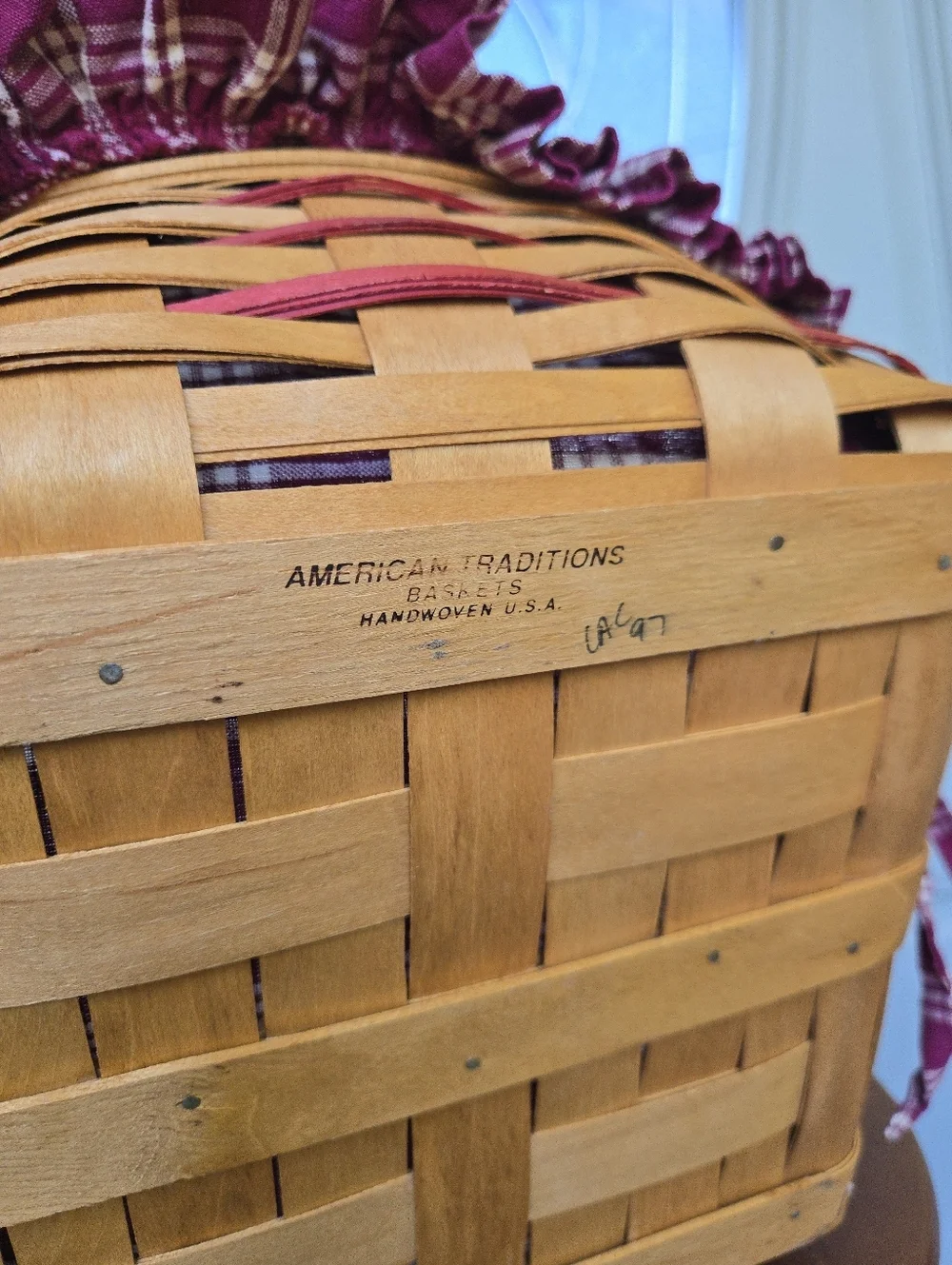 American Traditions Handwoven Basket